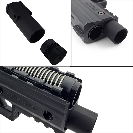 CO2 Adapter + Quick-Change Cap for Byrna SD LE HD – 12g Boost Extender Kit