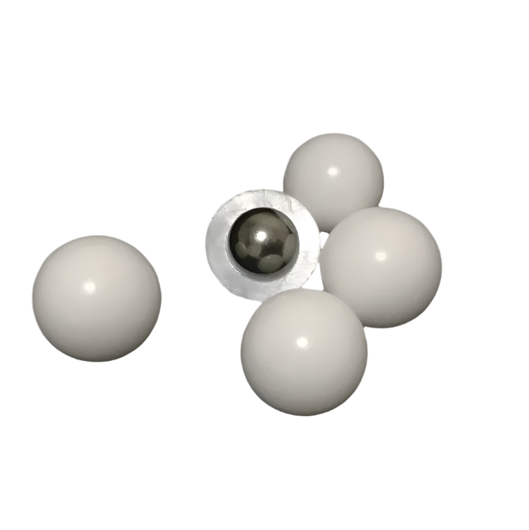 100 X Less Lethal .43 Cal 2.0 Grams PVC W Metal Ball White