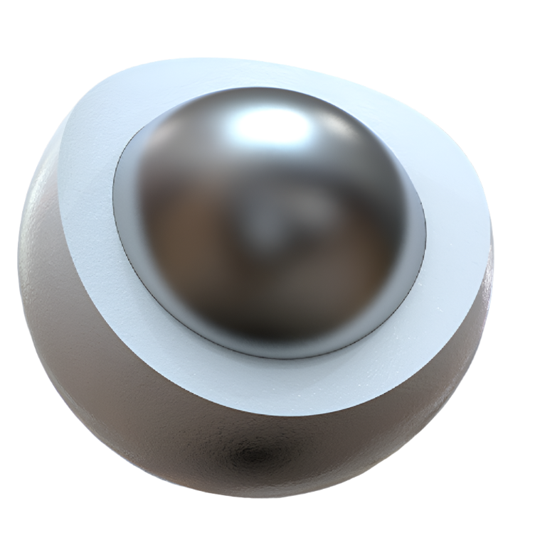 Less Lethal .68 Cal Ammunition 8 Grams PVC W Metal Ball # RB-U10G