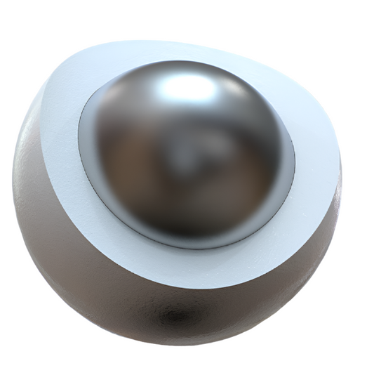 Less Lethal .68 Cal Ammunition 8 Grams PVC W Metal Ball # RB-U10G