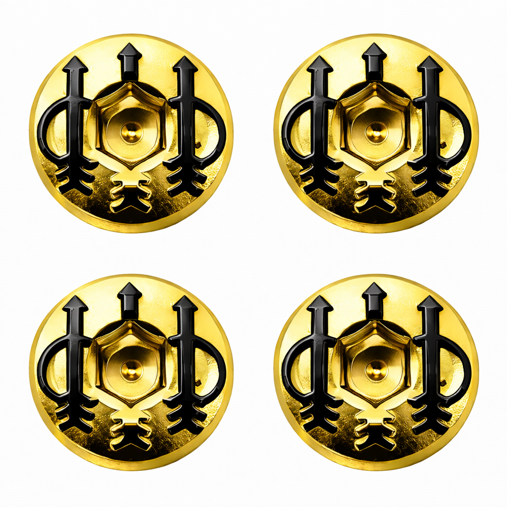 92 Series Metal Grip Screw Set – Gold and Black Arrow – 4 Piece
