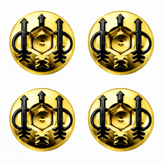 92 Series Metal Grip Screw Set – Gold and Black Arrow – 4 Piece