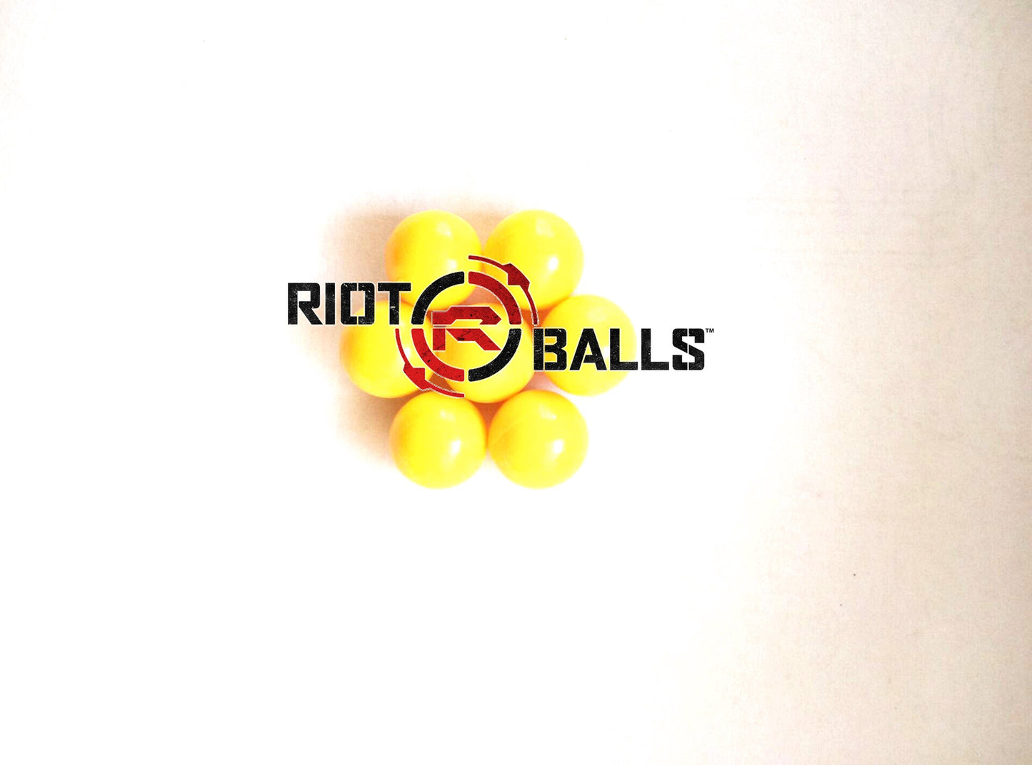 New Heavy 0.43  Cal. 500 Count Yellow PVC/Nylon Riot Balls Self Defense Less Lethal Target Practice