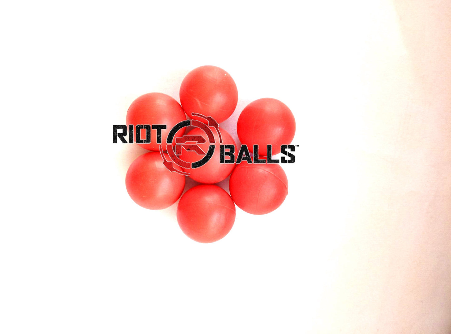 New Heavy 0.43  Cal. 500 Count Red PVC/Nylon Riot Balls Self Defense Less Lethal Target Practice